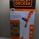 BLACK+DECKER Electric Lawn Mower, Weed Eater and Edger 3-in-1 Combo, Corded 12-Inch 6.5 Amp Electric Weed Wacker and Compact Push Mower (BESTA512CM)