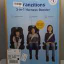 Graco Tranzitions 3-in-1 Harness Booster Car Seat, Forward Facing Car Seat, Highback, to Backless Booster, Proof, Mfd 4/23/26