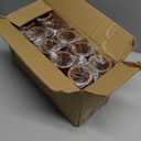 60pcs Wooden Napkin Rings, Handmade Dining Table Napkin Holder, Rustic Wood Napkin Holders Bulk for Weddings, Thanksgiving, Christmas & Events - 2 Inch, Brown