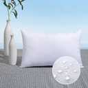 MIULEE 14x22 Pillow Insert Throw Pillow Insert, Outdoor Pillows Water-Resistant Premium Lumbar Outdoor Pillow Stuffer Sham for Couch Sofa Patio Furniture Cushion Porch Swing