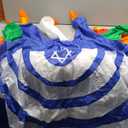 TURNMEON 6 Foot Inflatable Hanukkah Menorah Decorations with LED Lights 6 Stakes 2 Tethers 2 Weight Bags Chanukkah Hanukkah Menorah Blow Up Decorations Outdoor Indoor Yard Garden Lawn Home Party