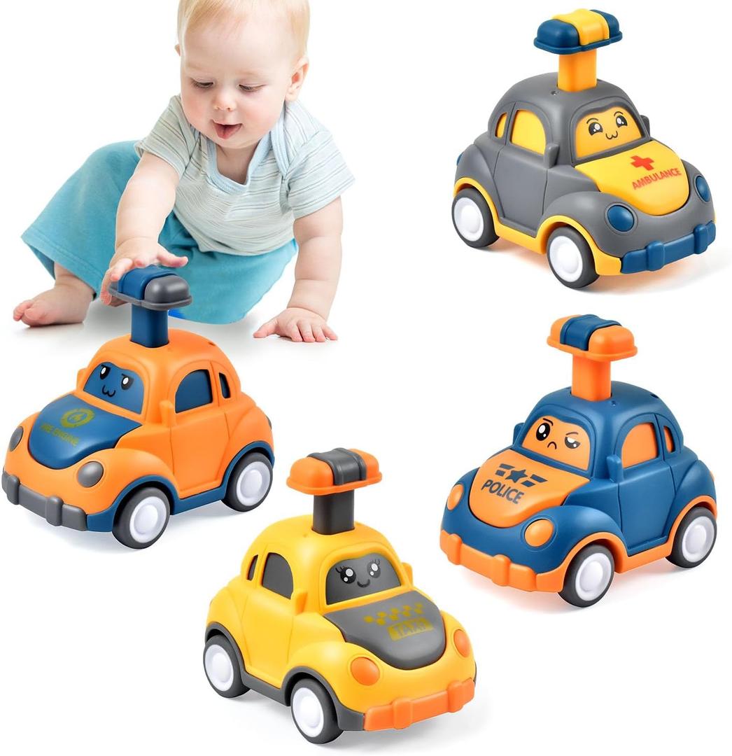 soi-meme Car Toys for Toddlers 2 3 Year Old Boy Girl First Birthday Gifts for Toddler Toys Age 2 3 Year Old Boy Birthday Gift for Infant Toddlers