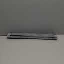 MERRYBOX Roll Up Over The Sink Dish Drying Rack Silicone Wrapped Foldable, Heat-Resistant, Anti-Slip Sink Rack Multipurpose Dish Drainer for Kitchen Sink Counter - Grey, 17.5" x 11"