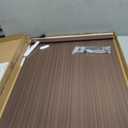 Noodle Board Stove Cover, Wooden Stovetop Cover with Non-Slip Feet, Handle & Raised Lip, Extra Counter Space for Kitchen (29.5 x 22 Walnut)