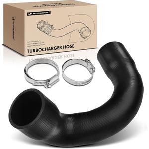 A-Premium Turbocharger Intercooler Hose Compatible with Volvo XC90, 2003 2004 2005 2006, L5 2.5L Turbocharged, with 2 Clamps, Replace# 31261369, 8638507