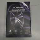 Pumptiva Tire Inflator Portable Air Compressor, 3X Faster Portable Tire Inflator for Car 150PSI Air Pump for Car Tires with LED Light, Auto Shut-Off for Motorcycle, Bicycle, Bike, Ball (Black)