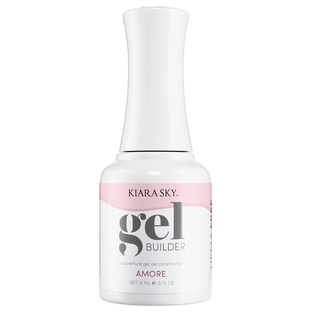KIARA SKY Hema-Free Builder Nail Gel, Amore, 0.5 Fl oz