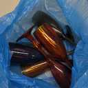 European Style Plastic Acrylic, Champagne Flutes Glasses | Set of 6 | Colored Reusable Toasting Cups 100% Tritan Drinkware, 5 oz Dishwasher Safe BPA-free plastic, Perfect Poolside & Outdoors,