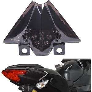Tail Light for Ninja 500 Z500, Smoked Motocycle LED Integrated Brake Tail Light Running Light Rear Lamp for Kawasaki Ninja 500, Z500 2024 2025 Accessories