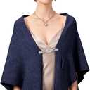 Pashmina Shawl Wraps for Women Poncho Shawl Knit Cape Cashmere Wrap for Evening Dresses and Daily Wear.