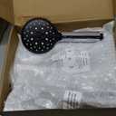Veken Wide Rain Shower Head with Handheld, High Pressure Rainfall Showerhead Combo with Arm for Bathroom Accessories, Home Decor, Detachable Dual Shower with Multi Modes Handheld Spray, Silver Chrome (Standard Flow(2.5GPM))
