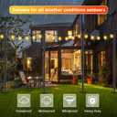 LETIANPAI 8 Pack String Light Poles,10 FT Metal Poles with Fork for Outdoor String Lights,Outdoor Light Poles with Fork,Poles/Post/Stand for Outside