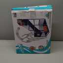 Kiddie Play Toy Basketball Hoop Arcade Game Set with 4 Balls & Air Pump, Indoor Outdoors Sports Toys for Kids