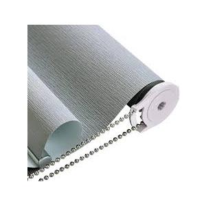 100% Blackout Window Roller Shades, Striped Jacquard Blinds with Thermal Insulated, Roll up and Down Shades, Easy Installation for Home and Office(30 x 72 inches, Grey)