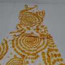 EDITCOZY Women Sexy Bodycon Maxi Dress Tie Dye Beach Summer Dresses Halter Backless Vacation Long Sundress (Small, Yellow)