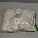 Siiluminisoy Beige Boho Woven Fabric Cute Shower Curtain, 72 x 72 Tufted Chevron Textured Striped Modern Farmhouse Minimalist Cloth Shower Curtain for Bathroom