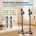 iSingo 3789 Brush Roll Replacement Compatible with Bissell Cleanview XR Pet 300W / XR 200W / Powerlifter Turbo Cordless Stick Vacuum, Model# 3797V, 3789U, 3789, 3789X, 3797, 3797W, 2 Pack, Grey