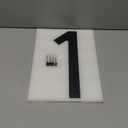 12 Inch Large House Numbers for Outside, Modern Black Metal Address Numbers with Floating Effect, Weatherproof Aluminum, Easy Screw Mount for Fence Wall Garage Gate (1)