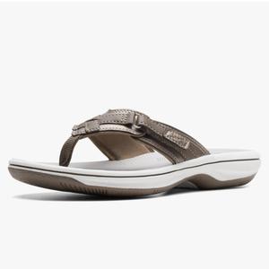 Clarks Women's Breeze Sea Flip-Flop 10