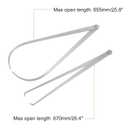 HARFINGTON Firm Joint Inside Outside Caliper Set 350mm 14 inch 410 Stainless Steel Firm Friction Joint for External Internal Measurements