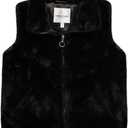 URBAN REPUBLIC Girls Faux Fur Vest - Lightweight Sleeveless Sherpa Fleece Vest Plush Fur Coat Cute Clothes for Girls, Size 3T
