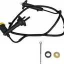 JGMZTZT PS0523 Pre-Filled Pre-Bled Clutch Master Slave Cylinder Assembly, Compatible with 2003-2008 Ram 1500 2500 3500 (3.7L 4.7L 5.7L V8), Replaces PS0523