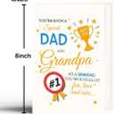 2 x Grandpa Fathers Day Card, Father's Day Card Gifts for Grandpa