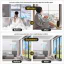 Weather Stripping Door Seal,Weather Stripping,Soundproof,Cold Insulation,High Density CR Foam Insulation Tape for Door, Front Door Frame, Windows,Sliding Door (Black, 1/2 in x 1/2 in x 13Ft)