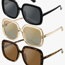 miyya Oversized Polarized Sunglasses Women, Trendy Retro Sun Glasses for Women 2024, Oversized Shades