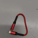 JSAUX Headphone Adapter for iPhone Lightning to 3.5mm Adapter [Apple MFi Certified] Compatible with iPhone 14 Pro Max/14 Plus/13 12 11 Pro Max/SE/XS-Red