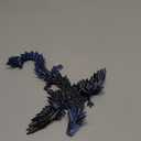 GemmiCho 3D Printed Dragon with Wings, 11" 3D Printed Dragon Toys for Kids, 3D Dragon for Stress Relief, 3D Printed Animals Figurines Fidget Dragon Toys for Boys Kids Teen 5-7 4-6 8-12