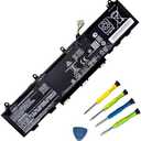 SUNNEAR CC03XL L78555-002 53Wh Laptop Battery for HP EliteBook 830 835 840 G7 G8 ZBook Firefly 14 G7 G8 Probook 635 Aero G7 CC03053XL-PL HSTNN-DB9Q L77608-2C1 L77608-421 4400mAh 11.55V (Type A)