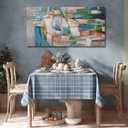 Abstract Wall Decor Graffiti Art Posters Colorful Picture Prints on Canvas Framed Wall Art for Bedroom Dining Room Kitchen 24x48 Inch