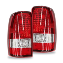 Red Tail Lights Assembly Compatible With 2000-2006 Suburban 1500 2500 Tahoe Yukon Taillights Rear Brake Lamps GM2819199 GM2818199