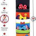 RUNROLE 3 Pocket Canvas Fish Extender - 10 Inch Width, Portable, Easily Customize, Hanging Storage Organizer, 2026&2027 FE for Gift Exchanges and Pixie Dust, Cruise Essentials (Mix Style)