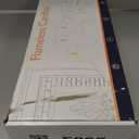 Flickering Flameless Candles Battery Operated with Remote and 2/4/6/8 H Timer Acrylic Led Pillar Candles Pack of 9 (appr D2.3"xH5.5"6.5"7.5")with Realistic 3D Wick Candles for Home Decor(White)