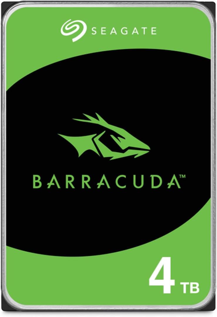 Seagate BarraCuda 4TB Internal Hard Drive HDD – 3.5 Inch Sata 6 Gb/s 5400 RPM 256MB Cache For Computer Desktop PC – Frustration Free Packaging ST4000DMZ04/DM004