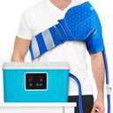 PhysioNatural Cold Therapy System with Large Shoulder Pad — for Post-Surgery Care, Rotator Cuff Tears, Swelling, Sprains, Inflammation, and Other Injuries — Wearable, Adjustable, Ergonomic — Cryotherapy Freeze Kit