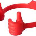 1pc Polychrome Universal Creative Phone Stand, Thumb HolderLazy Standred
