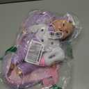 SMILESSKIDDO Baby Doll with Accessories, 12" Dolls Playset with Washable Carrier Bassinet Bed, Bottle, Blanket, and Pillow, Soft Body Baby Dolls for 2+ Year Old Girls