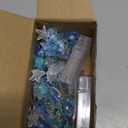 Zhanmai 2 Pcs Ocean Decor String Lights for Bedroom Nautical Theme Seashell Seahorse Conch 10ft 30 LED Battery Operated String Lights for Xmas Tree Ornaments Birthday Holiday Party Decor