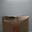 IXII 10.5 Gallon Trash Can, Plastic Slim Step On Kitchen Trash Can, Black