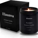 Eucalyptus Scented Candle 7oz (200g), Natural Soy Wax Aromatherapy, Spring Fresh Home Scent, Stress Relief, Spring Easter Home Decor Gift for Men and Women