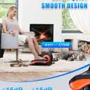 Putnen Under Desk Elliptical Machine, Electric Elliptical Leg Exerciser for Seniors with 12 Adjustable, Portable Quiet Elliptical Exercise Machine, Seated Pedal Exerciser with Remote Control