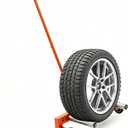 Tire Dolly, Heavy Duty 350LBS Wheel Dolly Adjustable Tire Dolly Tire Lift Tool Easy Lift Tire Moving Cart with 360° Rotatable Wheels, Cart Wheel Lift for Truck Car Vehicle, Auto Repair Shops