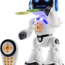 Programmable LED RC Robot Toys - Interactive 12-inch Tall Dancing and Talking Robot for Kids