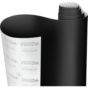 VViViD Black Matte Car Wrap Vinyl Roll with Air Release 3MIL-VViViD8 (8FT X 5FT)