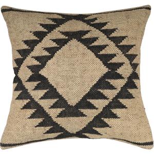 Multicolor Boho Kilim Pillow Cover Indian Handmade Jute Wool Cushion Tribal Rustic Throw for Chair Sofa Bed Living Room Vintage Decor