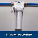 GE Whole House Water Filtration System, Reduce Sediment, Rust & More, Install Kit & Accessories Included, Filter Not Included, Replace Filter (FXWTC, FXUSC, FXWPC, FXWSC) Every 3 Months, GXWH20T