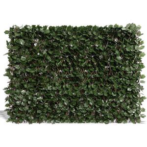 DOEWORKS Expandable Fence Privacy Screen for Balcony Patio Outdoor(Double Sides Leaves), 1PC Faux Ivy Fencing Panel for Backdrop Garden Backyard Home Decorations